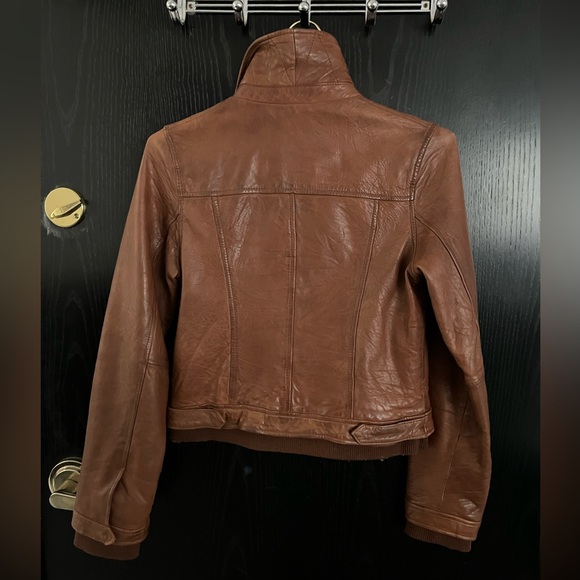 Levi's Genuine Vintage Leather Jacket S Small - Picture 10 of 15
